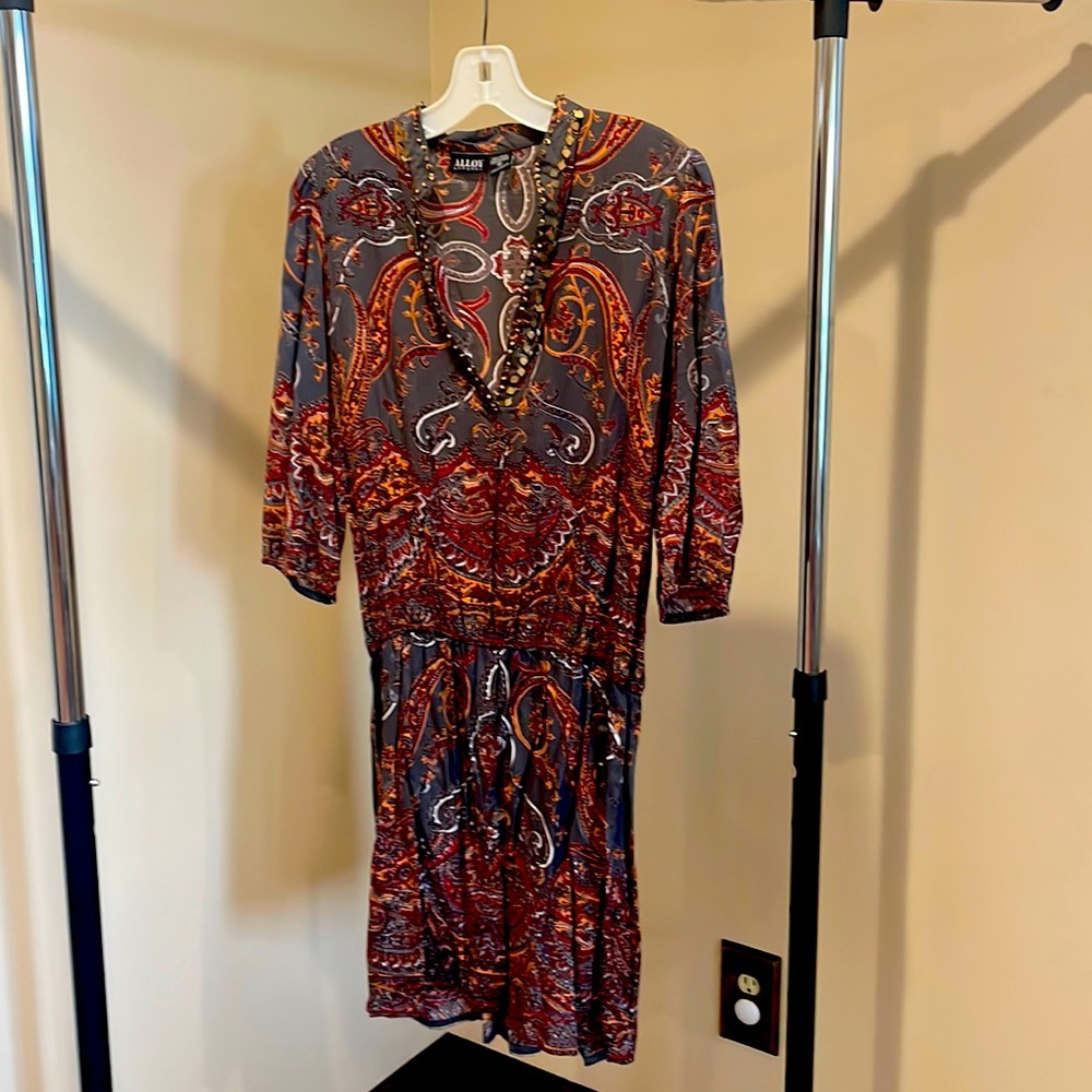 ALLOY Paisley print dress
